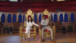 Regina Hall (L) and Sterling K. Brown (R) in Honk for Jesus. Save Your Soul Image