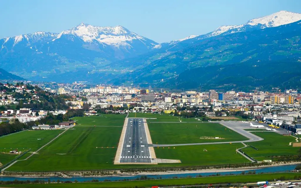 Innsbruck Airport, used for filming Your Christmas or Mine 2