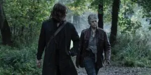 Norman Reedus and Melissa McBride in The Walking Dead: Daryl Dixon