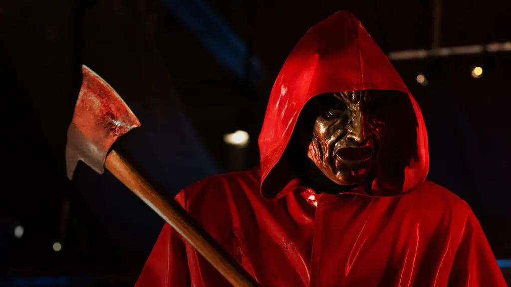 The lame-looking killer in Fear Street: Prom Queen