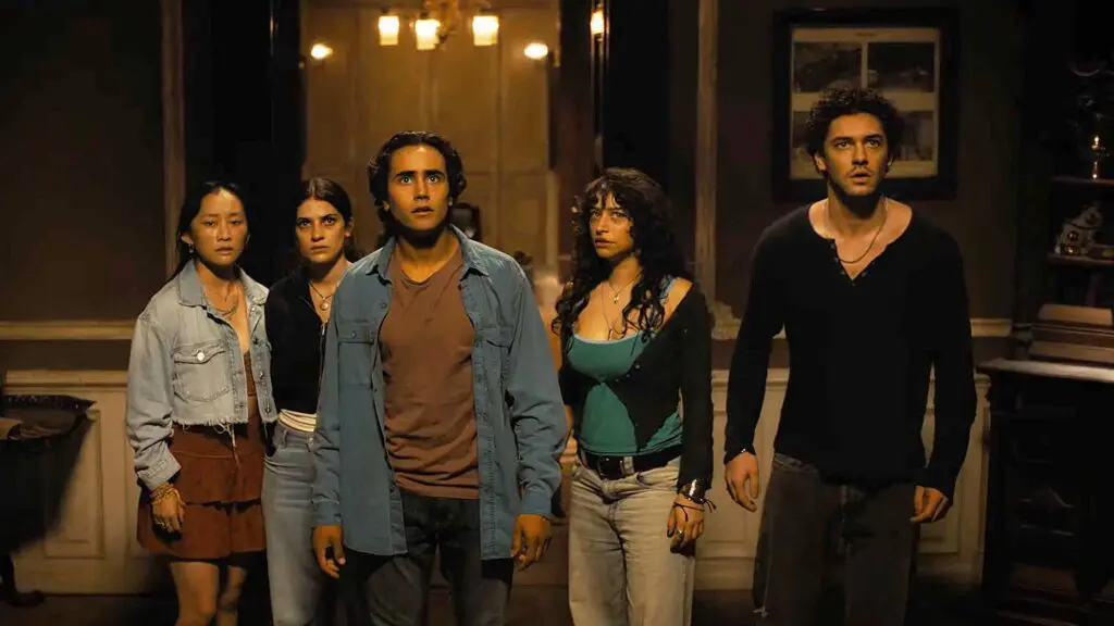 Ji-young Yoo, Ella Rubin, Michael Cimino, Odessa A'zion and Belmont Cameli in Until Dawn