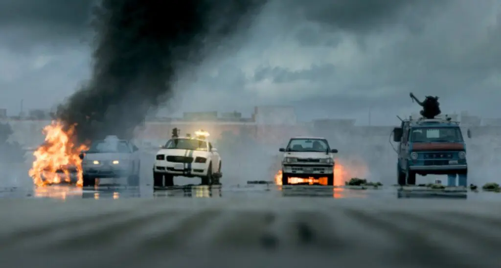 A still from Twisted Metal Season 2