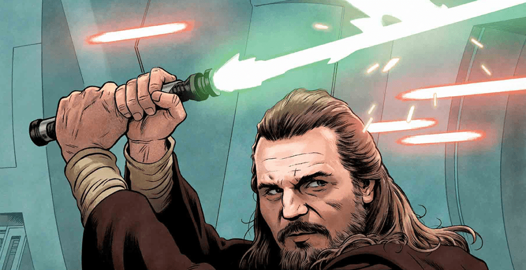 Qui-Gon Jinn, Headhunter's Holosuite Wiki