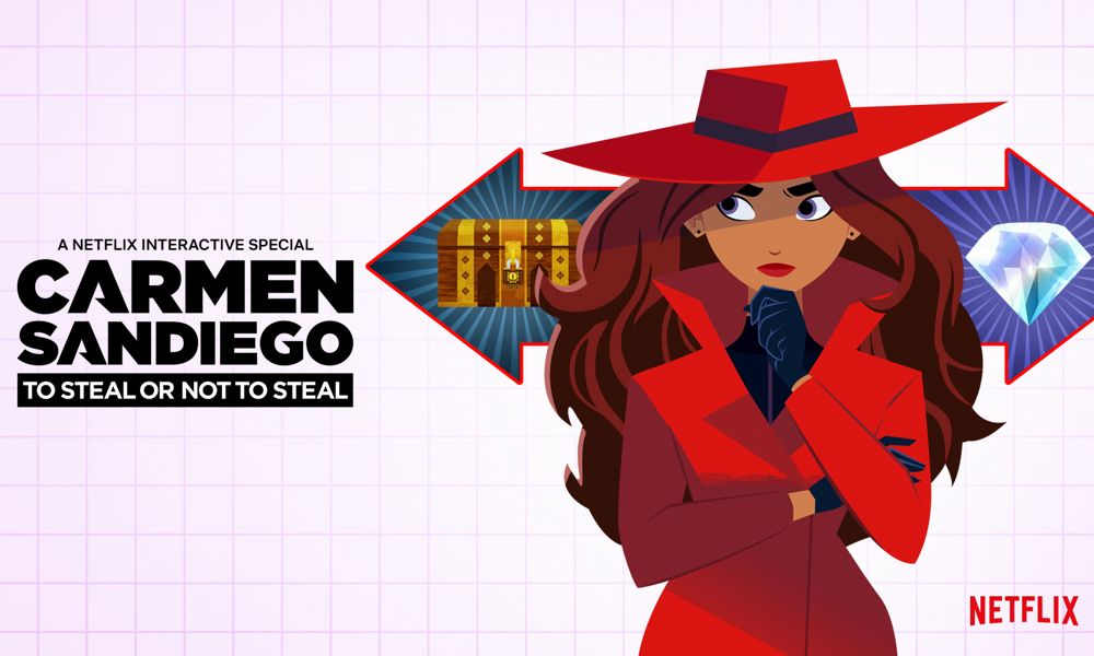 Carmen Sandiego: To Steal or Not to Steal Netflix review - an undemanding but amusing interactive special