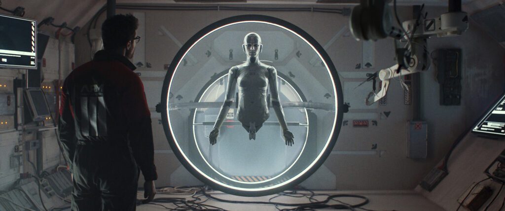 Archive review - a stylish and unhurried sci-fi film about consciousness and grief