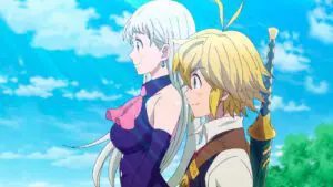 the ending of the Netflix anime film The Seven Deadly Sins: Cursed by Light