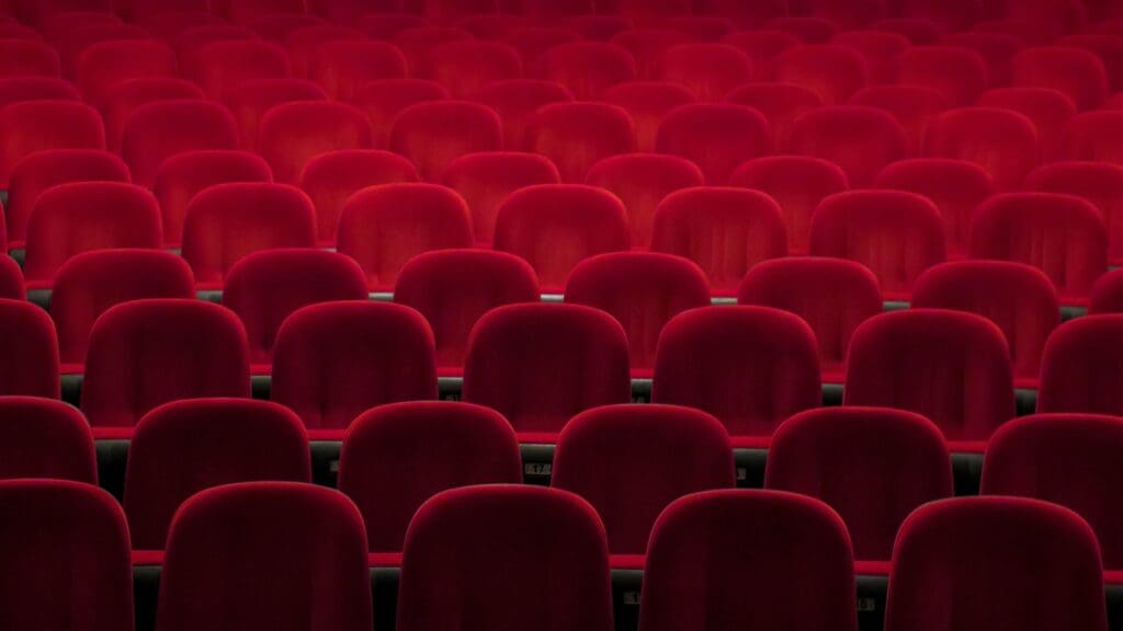 empty cinema seating