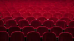 empty cinema seating