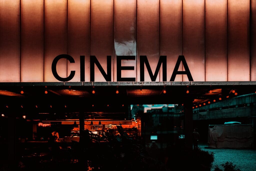 cinema signage