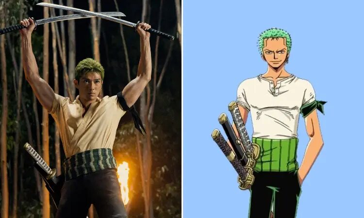 Who plays Zoro in Netflix's One Piece live action series?