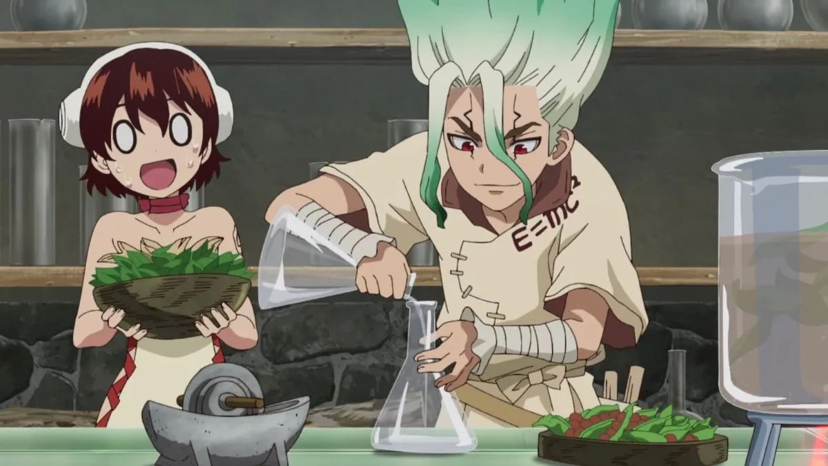 Nonton online Dr. Stone Season 3 - Episode 04 (2023)