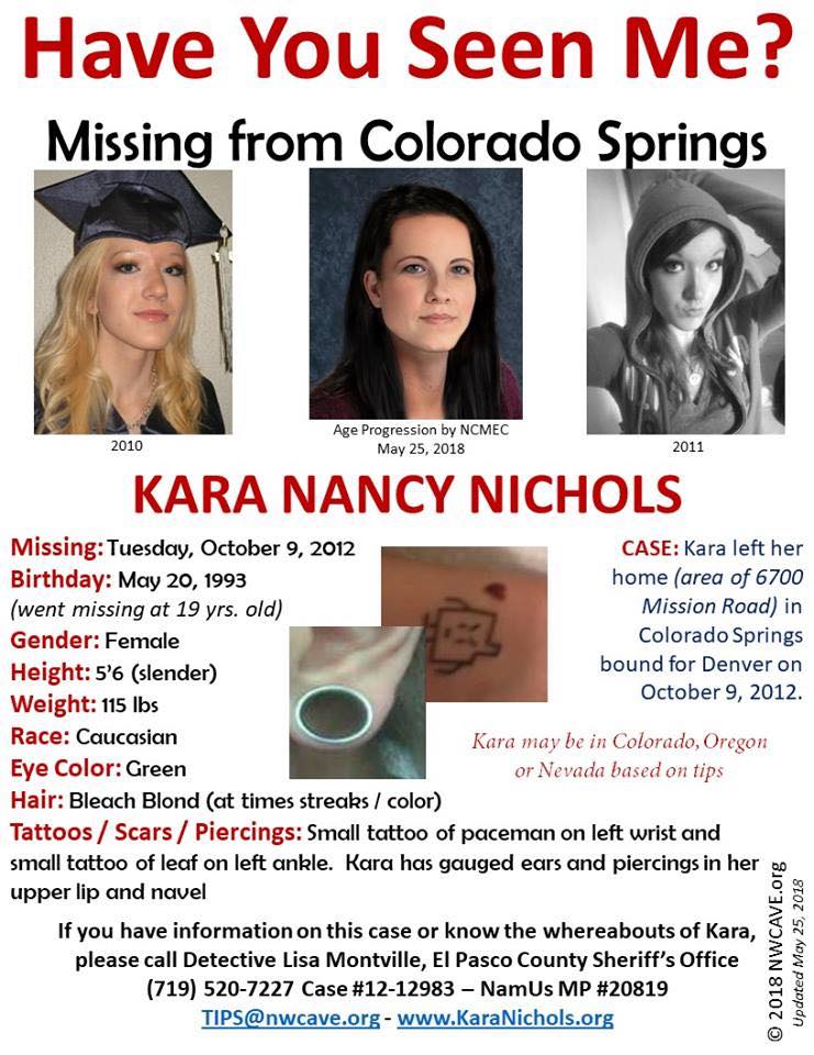Kara Nichols' Missing Poster