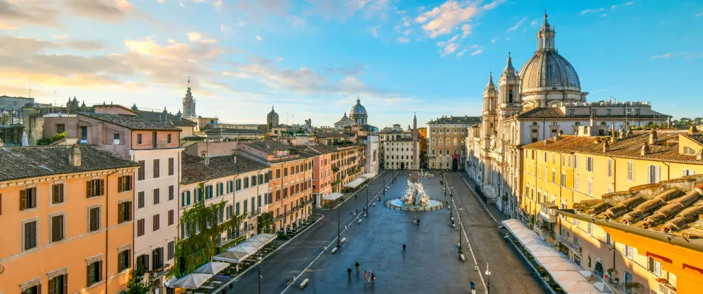 Piazza Navona, used for filming One Day