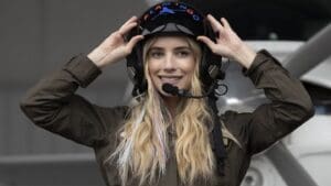 Emma Roberts in Space Cadet image as part of review and ending explained