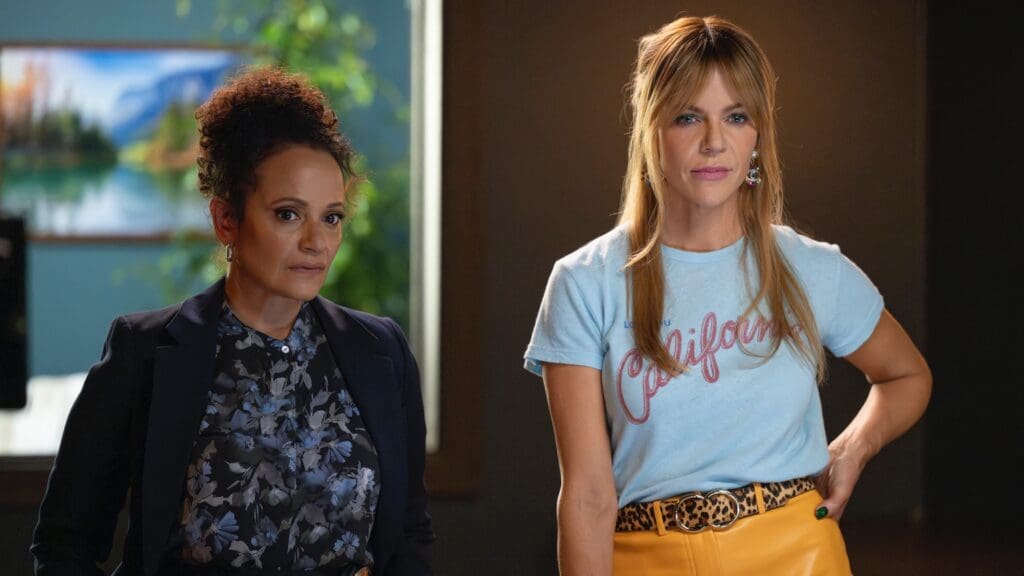 Judy Reyes and Kaitlin Olson in High Potential