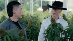 Rich Ting and Neal McDonough in Tulsa King