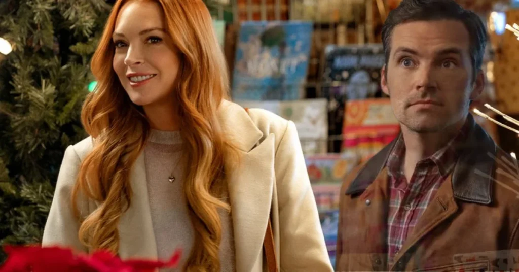 Lindsay Lohan and Ian Harding Our Little Secret Netflix