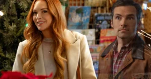 Lindsay Lohan and Ian Harding Our Little Secret Netflix