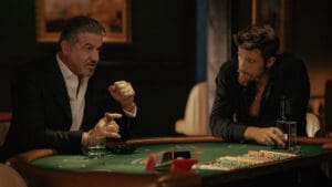 Sylvester Stallone and Garrett Hedlund in Tulsa King