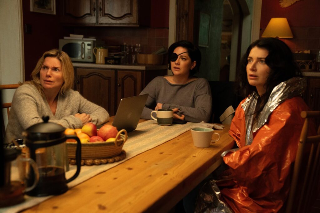 Eva Birthistle, Sarah Greene and Eve Hewson in Bad Sisters