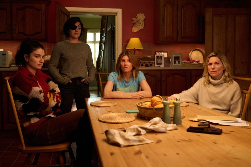 Eve Hewson, Sarah Greene, Sharon Horgan and Eva Birthistle in Bad Sisters