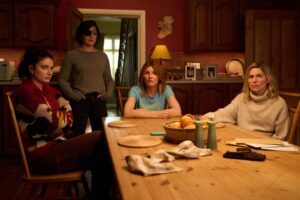 Eve Hewson, Sarah Greene, Sharon Horgan and Eva Birthistle in Bad Sisters