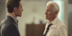 Michael Fassbender and Richard Gere in The Agency