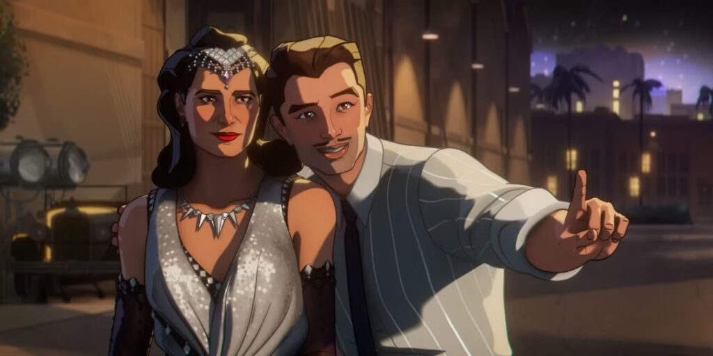 Agatha and Howard Stark in Marvel's What If...?