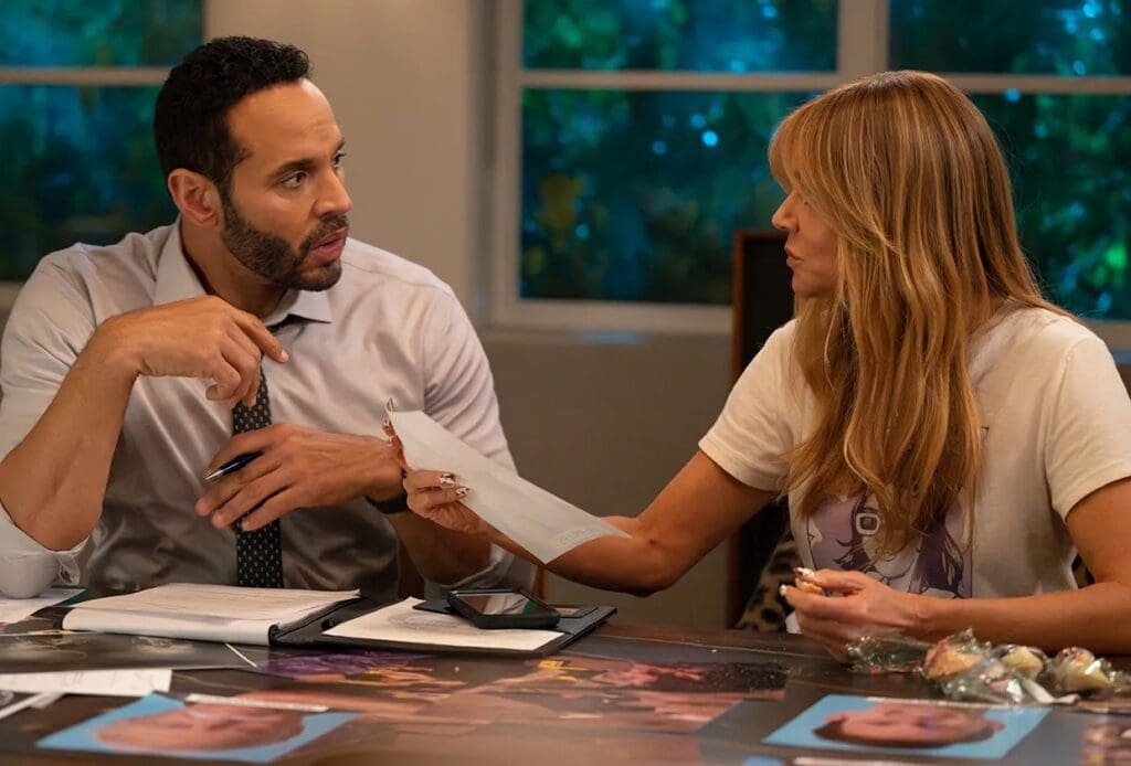 Daniel Sunjata and Kaitlin Olson in High Potential