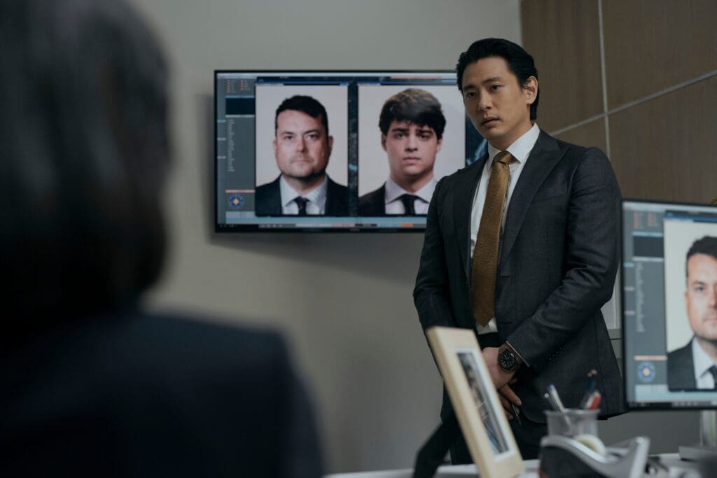 Teo Yoo as Jang Kyun Kim in Episode 202 of The Recruit.