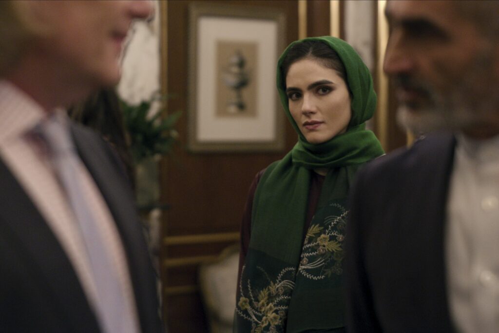 Arienne Mandi as Noor in episode 204 of The Night Agent