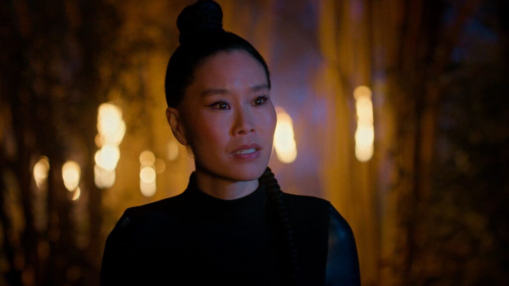 Alicia Hannah-Kim as Kim Da-Eun in Cobra Kai.