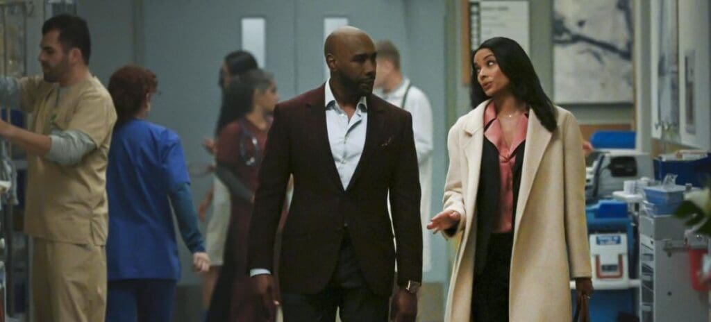 Morris Chestnut and Rochelle Aytes in Watson