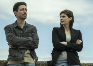 Ben Feldman and Alexandra Daddario in Mayfair Witches Season 2