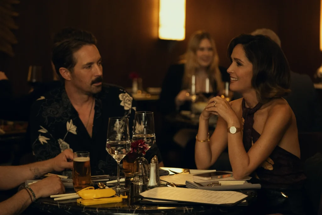 Beck Bennett and Rose Byrne in Platonic Season 2