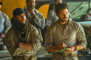 Taylor Kitsch and Chris Pratt in The Terminal List: Dark Wolf