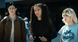 Derek Luh, Jaz Sinclair, and Lizze Broadway in Gen V Season 2
