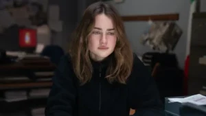 Grace Van Patten in The Twisted Tale of Amanda Knox