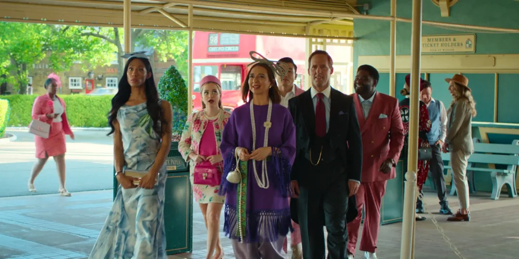 Michaela Jaé Rodriguez, Stephanie Styles, Maya Rudolph, Joel Kim Booster, Nat Faxon and Ron Funches in Loot Season 3