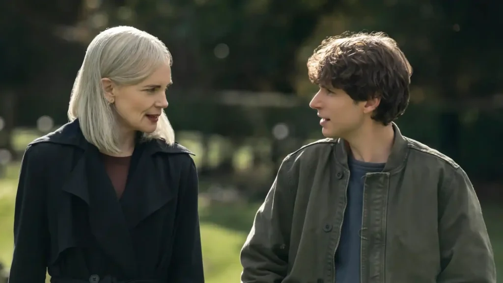 Elizabeth McGovern and Nicholas Denton in Talamasca: The Secret Order