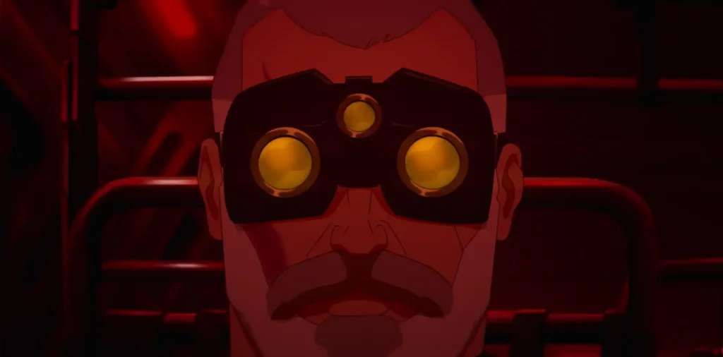 Liev Schreiber as Sam Fisher in Splinter Cell: Deathwatch.