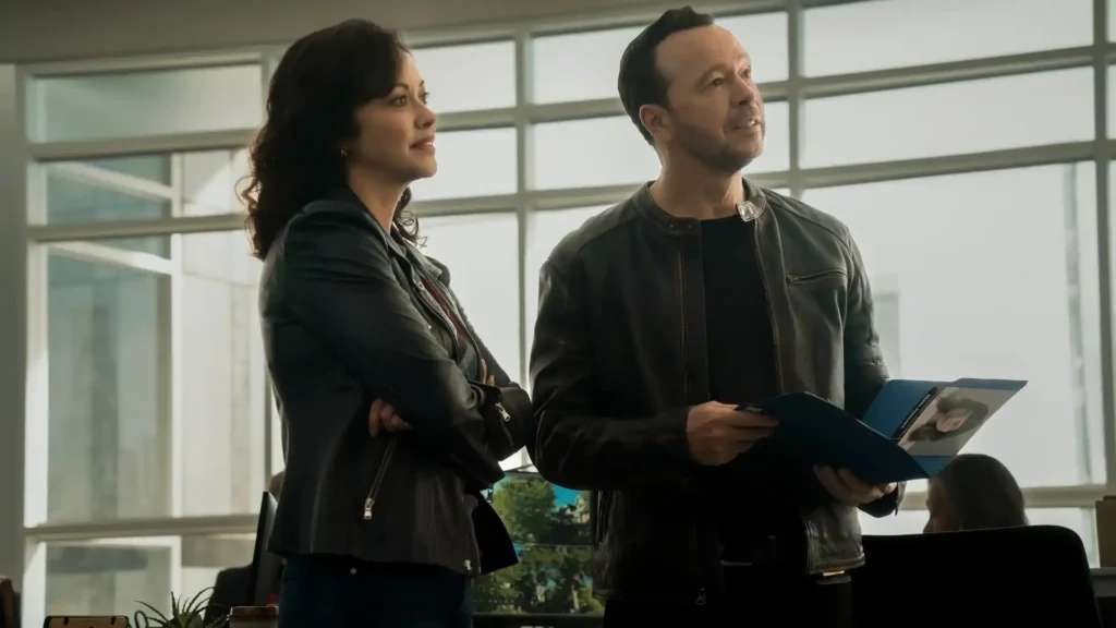 Marisa Ramirez and Donnie Wahlberg in Boston Blue