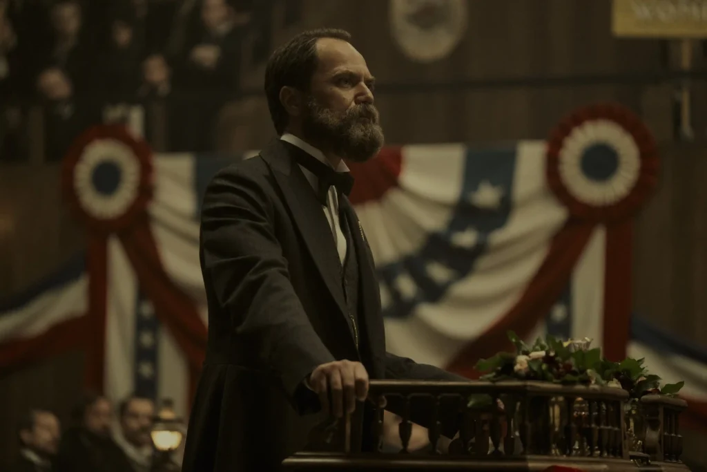 Michael Shannon as James Garfield in episode 101 of Death by Lightning.