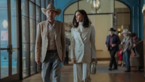 Billy Bob Thornton and Demi Moore in Landman Season 2