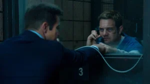 Jeremy Renner and Taylor Handley in Mayor of Kingstown Season 4