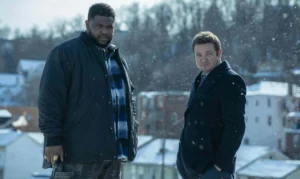 Tobi Bamtefa and Jeremy Renner in Mayor of Kingstown Season 4