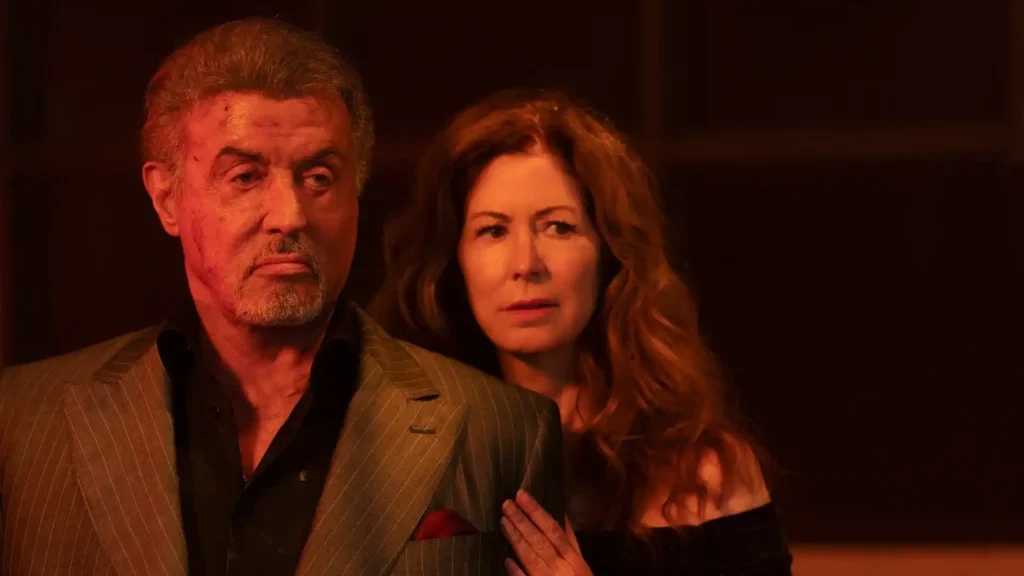Sylvester Stallone and Dana Delaney in Tulsa King Season 3