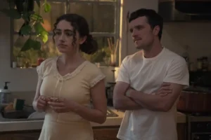 Rachel Sennott and Josh Hutcherson in I Love LA