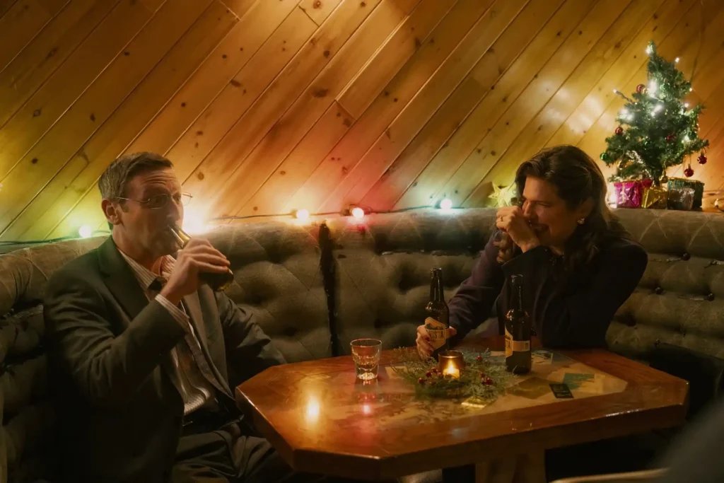 Tim Robinson and Lake Bell in The Chair Company