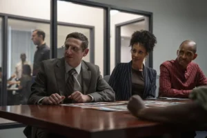 Tim Robinson, Shannon Shae Marie and Michael W Gaines in The Chair Company